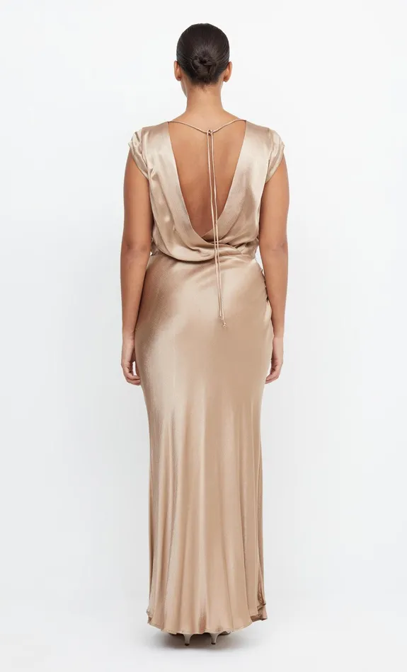 Bec Bridge Bridesmaid Dresses Women MOON DANCE MAXI DRESS 8211 GOLDEN