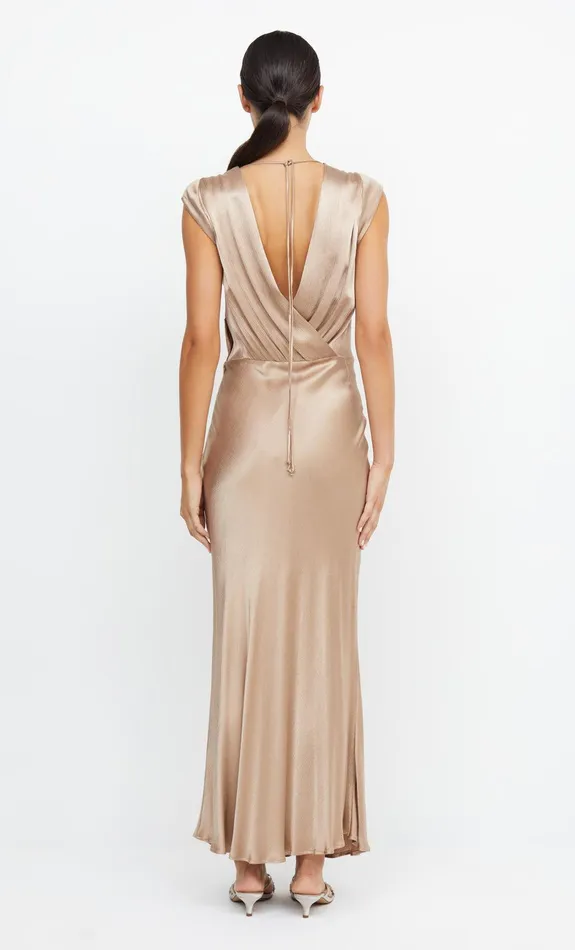 Bec Bridge Bridesmaid Dresses Women MOON DANCE MAXI DRESS 8211 GOLDEN