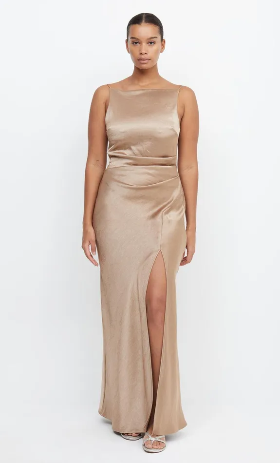 Bec Bridge Bridesmaid Dresses Women THE DREAMER MAXI DRESS 8211 GOLDEN