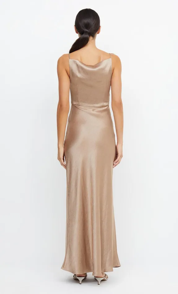 Bec Bridge Bridesmaid Dresses Women THE DREAMER MAXI DRESS 8211 GOLDEN