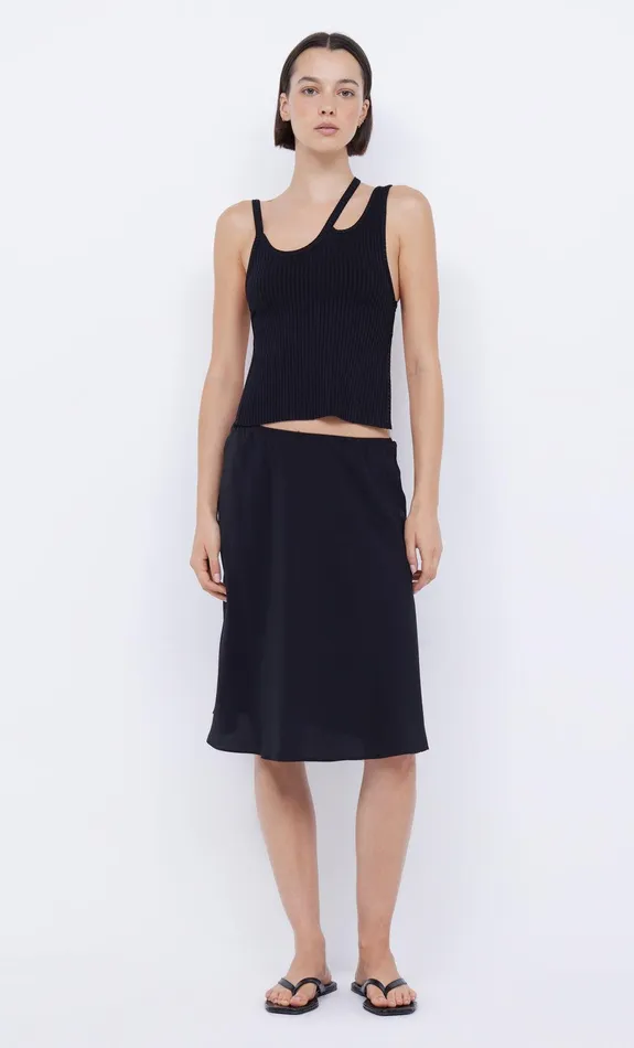Bec Bridge Cropped Women HARI BACKLESS TOP 8211 BLACKBLACK