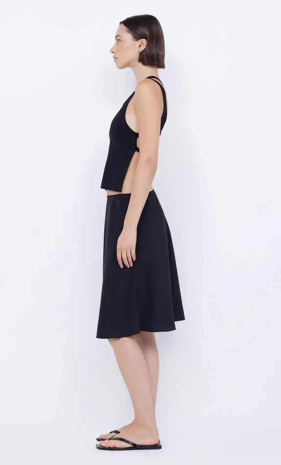 Bec Bridge Cropped Women HARI BACKLESS TOP 8211 BLACKBLACK