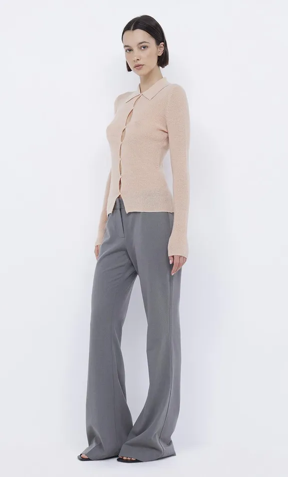 Bec Bridge Long Sleeve Women RODEO KEYHOLE CARDIGAN 8211 PEACH