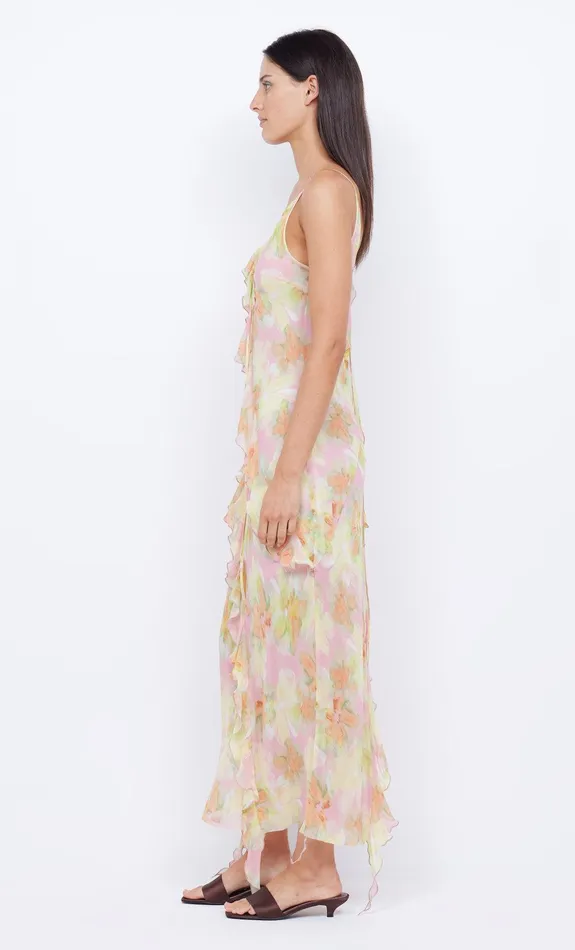 Bec Bridge Maxi Dresses Women COURTNEY FRILL MAXI DRESS 8211 PINK BLOSSOM