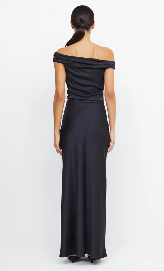 Bec Bridge Maxi Dresses Women ETERNITY OFF SHOULDER MAXI 8211 BLACK