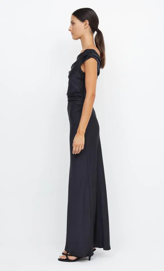 Bec Bridge Maxi Dresses Women ETERNITY OFF SHOULDER MAXI 8211 BLACK