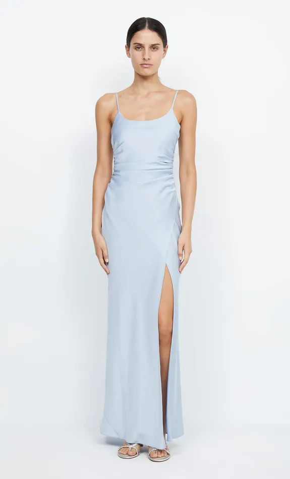 Bec Bridge Maxi Dresses Women ETERNITY SCOOP MAXI DRESS 8211 DUSTY BLUE