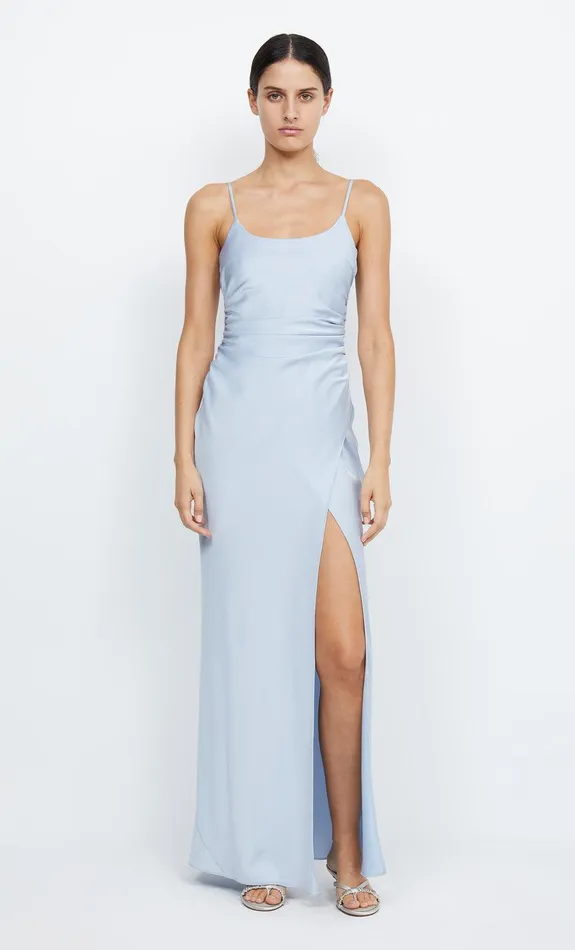 Bec Bridge Maxi Dresses Women ETERNITY SCOOP MAXI DRESS 8211 DUSTY BLUE
