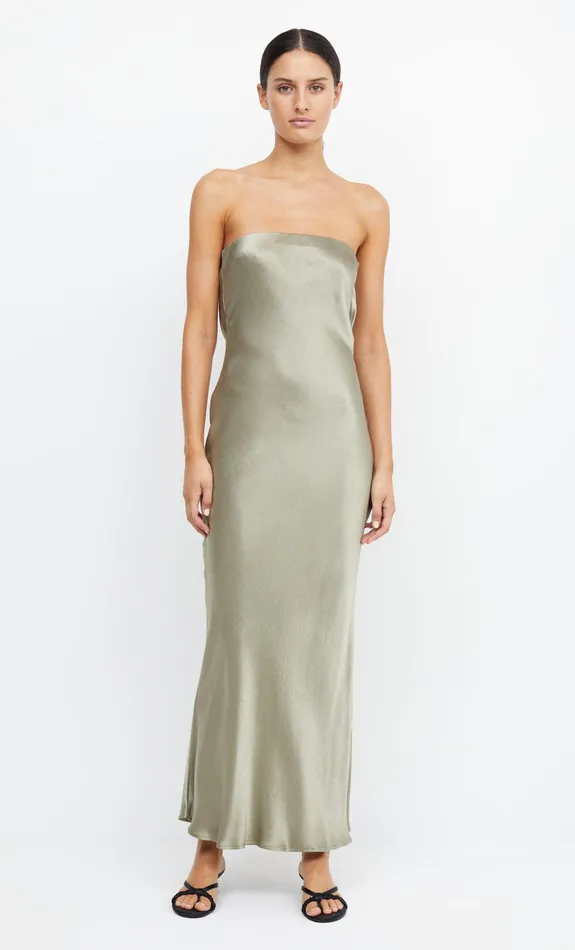 Bec Bridge Maxi Dresses Women MOON DANCE STRAPLESS DRESS 8211 SAGE