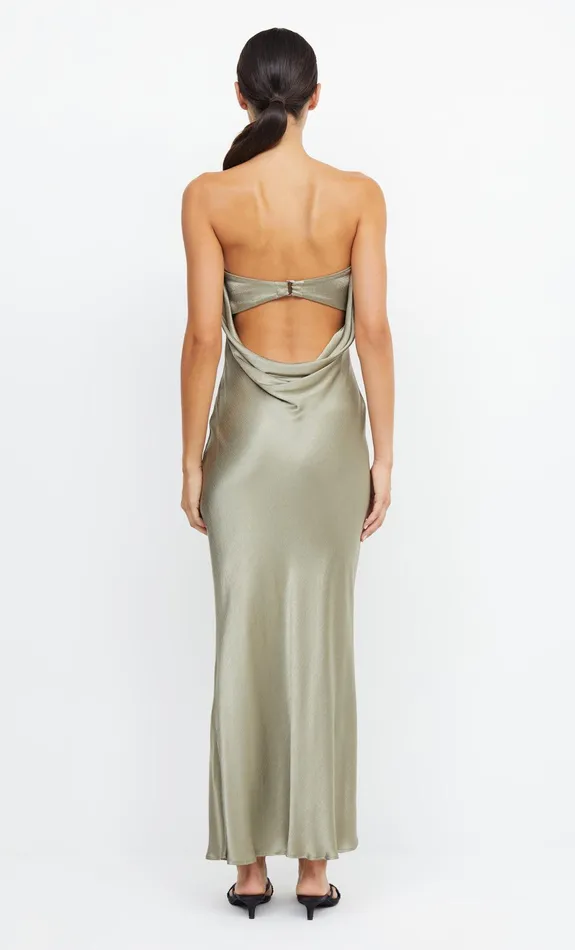 Bec Bridge Maxi Dresses Women MOON DANCE STRAPLESS DRESS 8211 SAGE