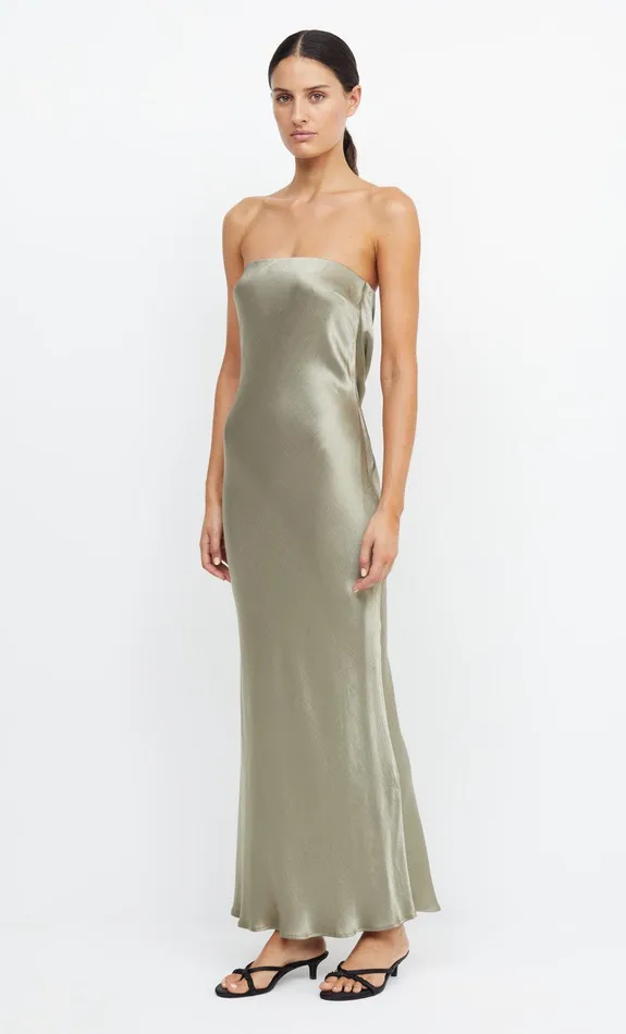 Bec Bridge Maxi Dresses Women MOON DANCE STRAPLESS DRESS 8211 SAGE