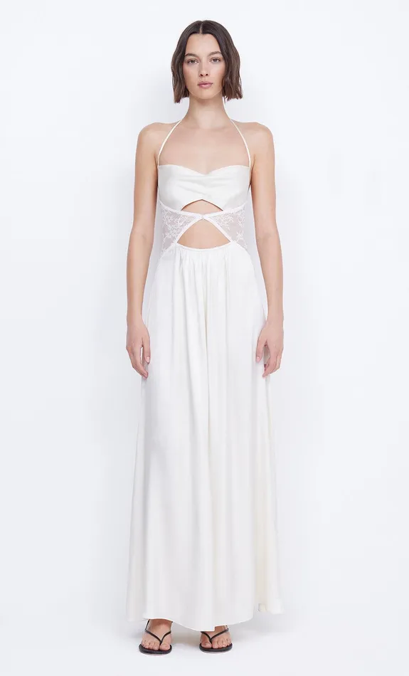 Bec Bridge Maxi Dresses Women SANTAL HALTER MAXI DRESS 8211 IVORY