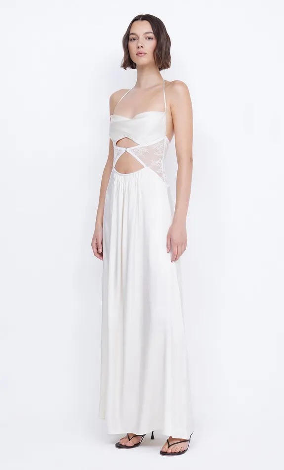 Bec Bridge Maxi Dresses Women SANTAL HALTER MAXI DRESS 8211 IVORY
