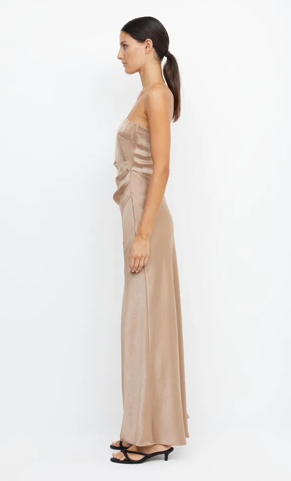Bec Bridge Maxi Dresses Women THE DREAMER STRAPLESS DRESS 8211 GOLDEN