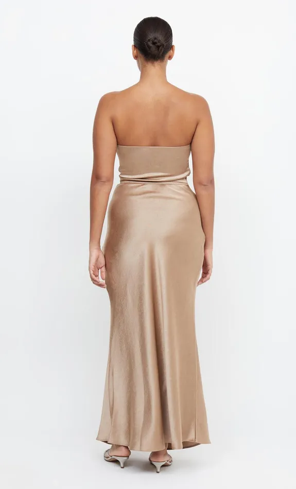 Bec Bridge Maxi Dresses Women THE DREAMER STRAPLESS DRESS 8211 GOLDEN