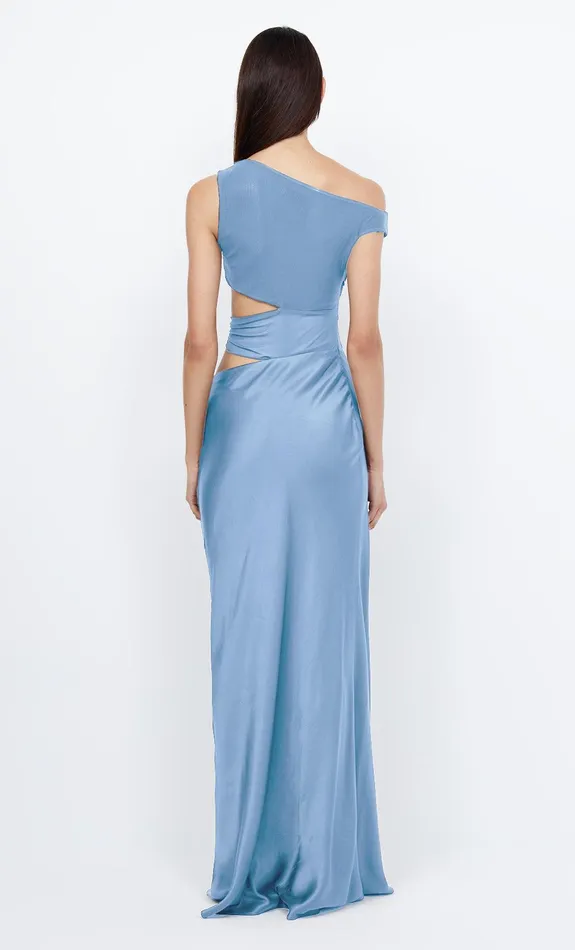 Bec Bridge Maxi Dresses Women WHORL ASYM DRESS 8211 MERIDIAN BLUE