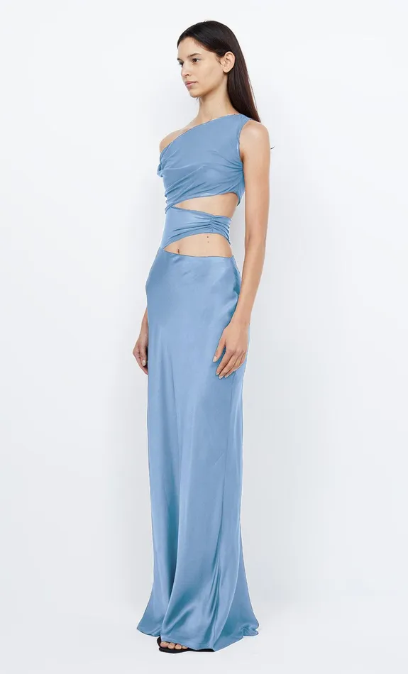 Bec Bridge Maxi Dresses Women WHORL ASYM DRESS 8211 MERIDIAN BLUE
