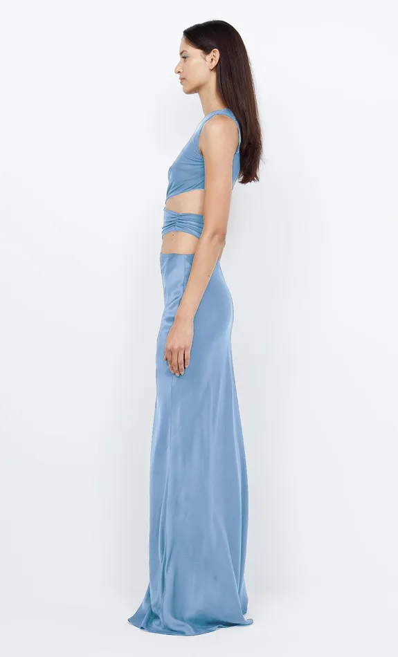 Bec Bridge Maxi Dresses Women WHORL ASYM DRESS 8211 MERIDIAN BLUE