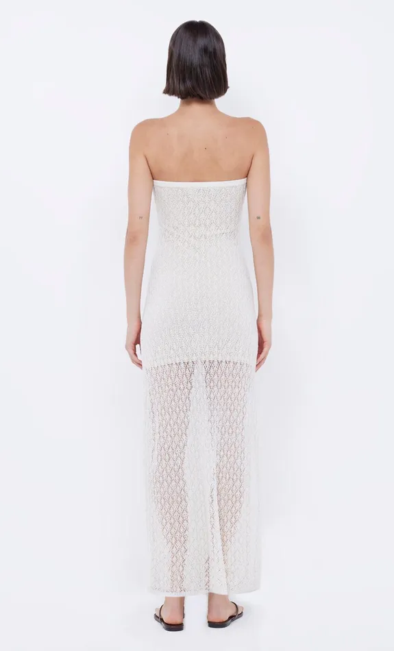 Bec Bridge Midi Dresses Women AURORA STRAPLESS DRESS 8211 IVORY