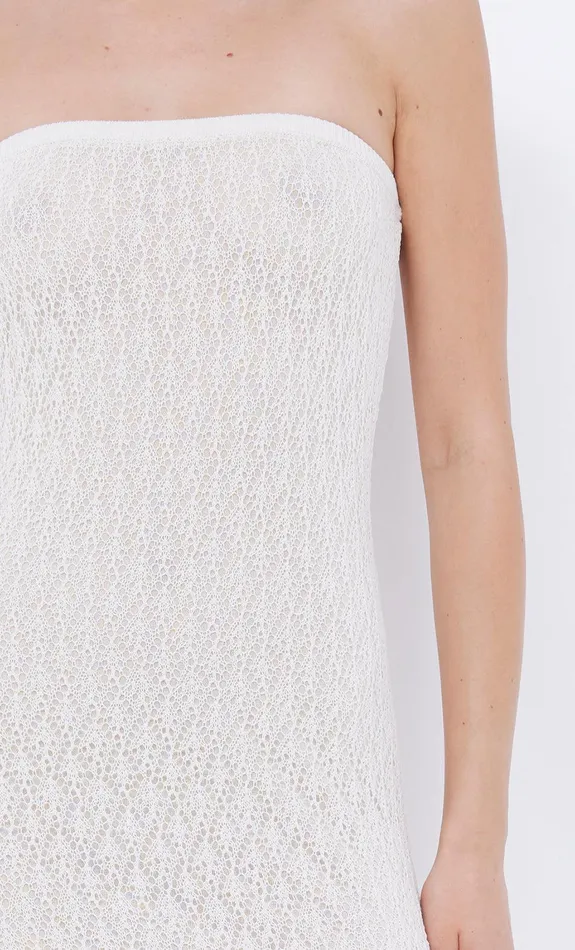 Bec Bridge Midi Dresses Women AURORA STRAPLESS DRESS 8211 IVORY