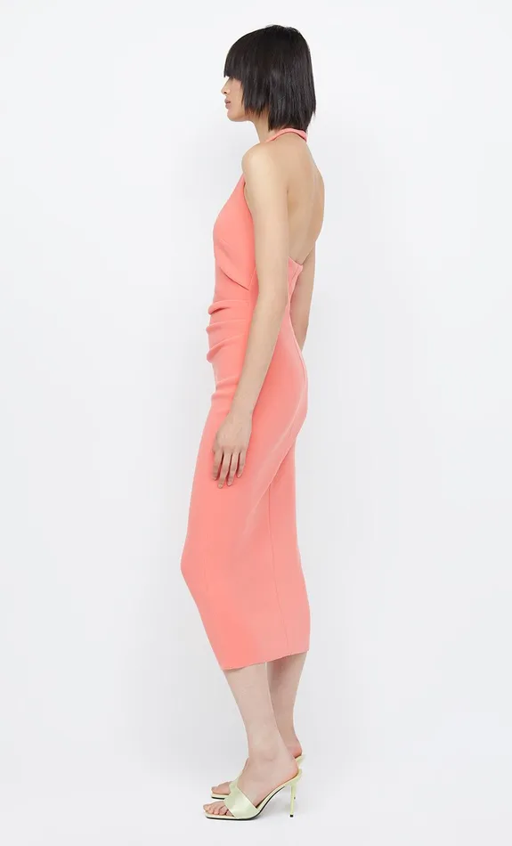 Bec Bridge Midi Dresses Women CYNDIE HALTER MIDI DRESS 8211 CORAL