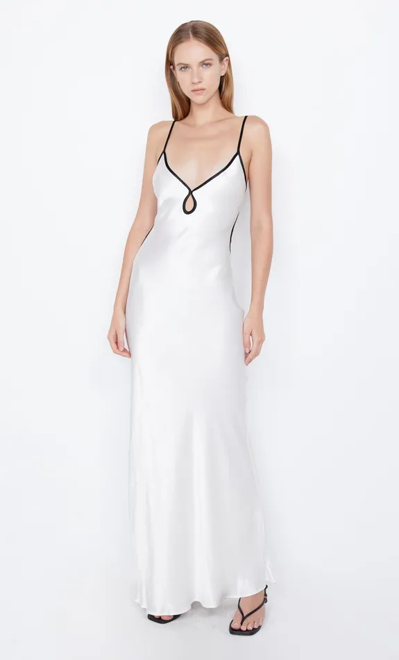 Bec Bridge Prom Dresses Women CEDAR CITY MAXI DRESS 8211 IVORYBLACK
