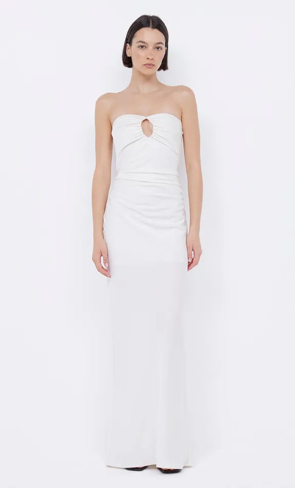 Bec Bridge Prom Dresses Women EMILIA STRAPLESS DRESS 8211 IVORY