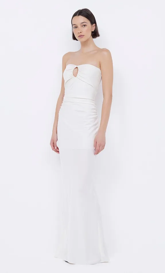 Bec Bridge Prom Dresses Women EMILIA STRAPLESS DRESS 8211 IVORY