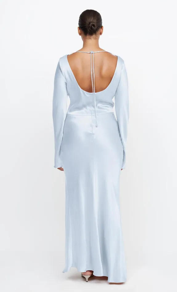Bec Bridge Prom Dresses Women MOON DANCE LONG SLEEVE MAXI DRESS 8211 DUSTY BLUE