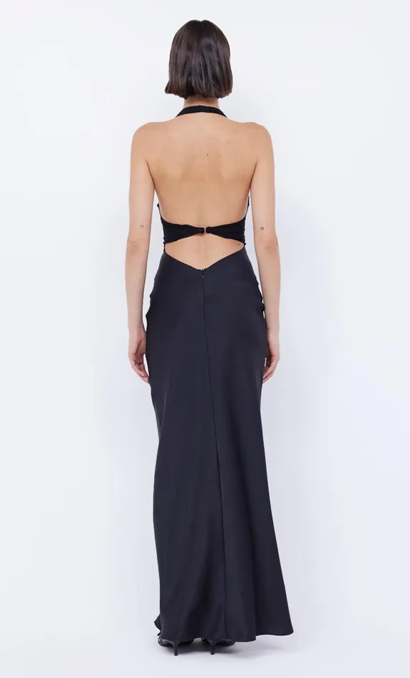 Bec Bridge Prom Dresses Women SOLARE HALTER DRESS 8211 BLACK