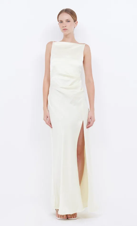 Bec Bridge Prom Dresses Women THE DREAMER MAXI DRESS 8211 ICE YELLOW