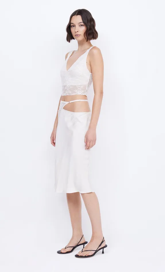 Bec Bridge Skirts Women SANTAL ASYM MIDI SKIRT 8211 IVORY