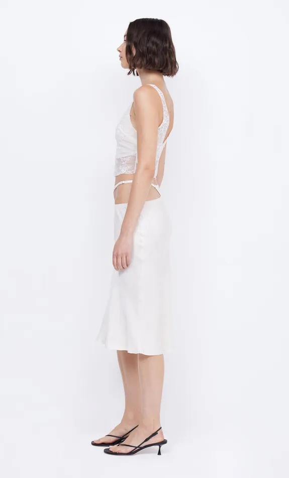 Bec Bridge Skirts Women SANTAL ASYM MIDI SKIRT 8211 IVORY