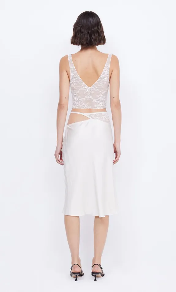 Bec Bridge Skirts Women SANTAL ASYM MIDI SKIRT 8211 IVORY