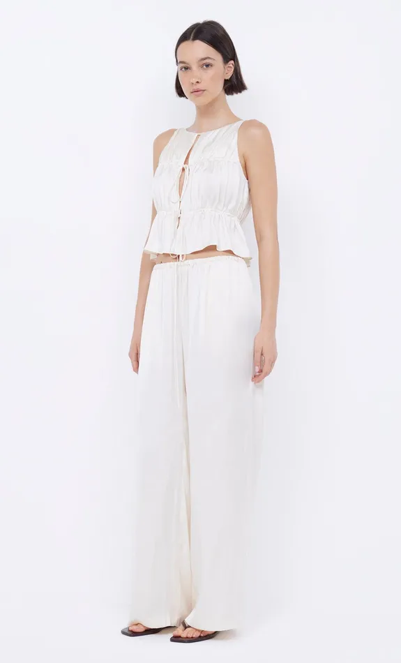 Bec Bridge Sleeveless Women DELPHI GATHERED TOP 8211 IVORY