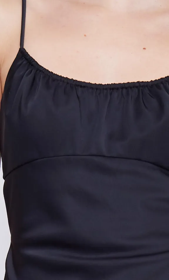 Bec Bridge Sleeveless Women MARI LOU GATHERED CAMI 8211 BLACK
