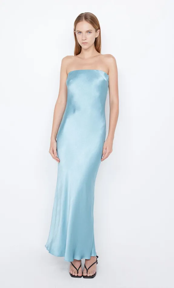 Bec Bridge Wedding Guest Women MOON DANCE STRAPLESS DRESS 8211 SEA SPRAY