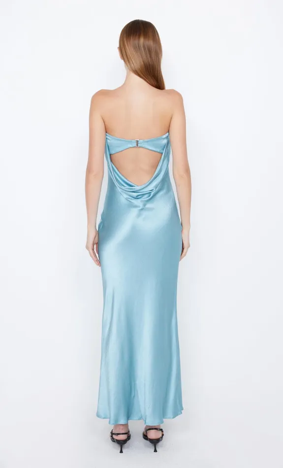 Bec Bridge Wedding Guest Women MOON DANCE STRAPLESS DRESS 8211 SEA SPRAY