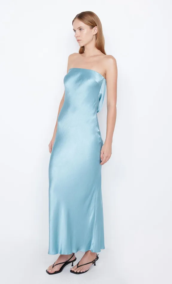 Bec Bridge Wedding Guest Women MOON DANCE STRAPLESS DRESS 8211 SEA SPRAY