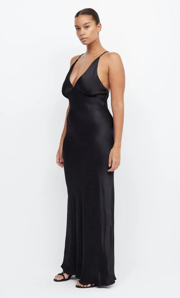 Bec Bridge Wedding Guest Women MOON DANCE V MAXI DRESS 8211 BLACK