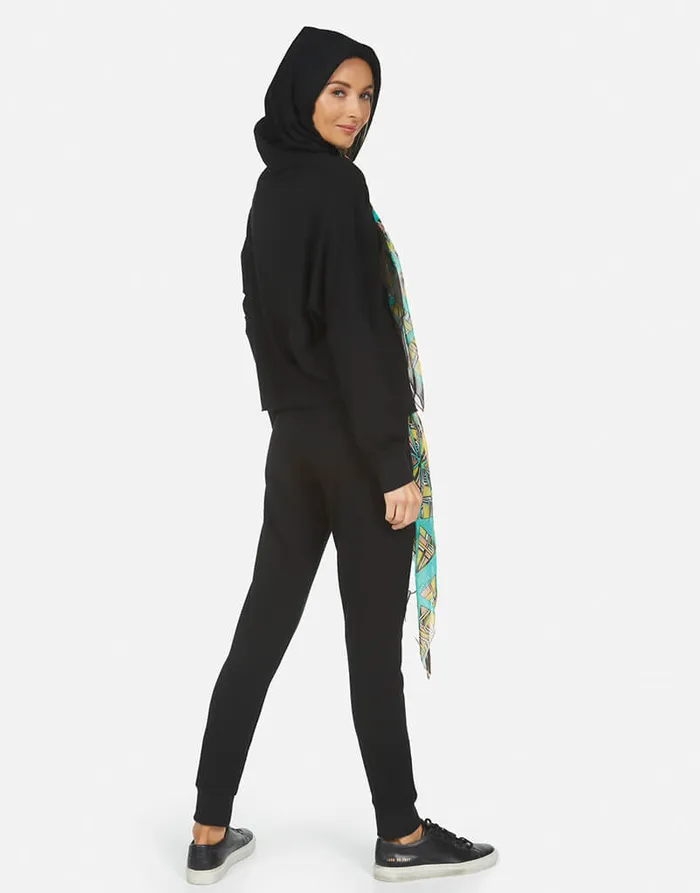 Belinda Scarf Black Tribal Women039s Lauren Moshi Hoodies