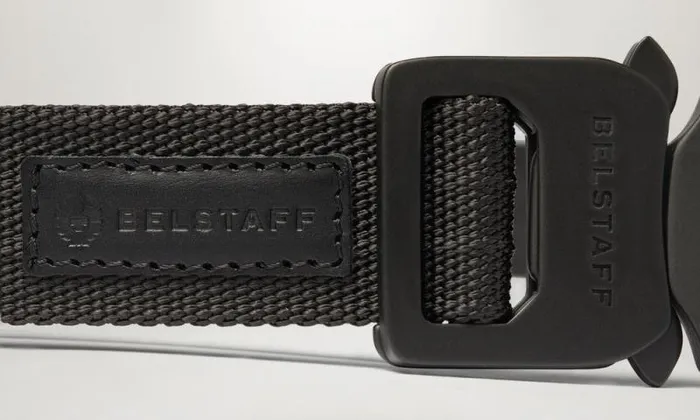 Belts MenWomen Belstaff Webbing Clip Belt Black Belts MenWomen Belstaff Webbing Clip Belt Black