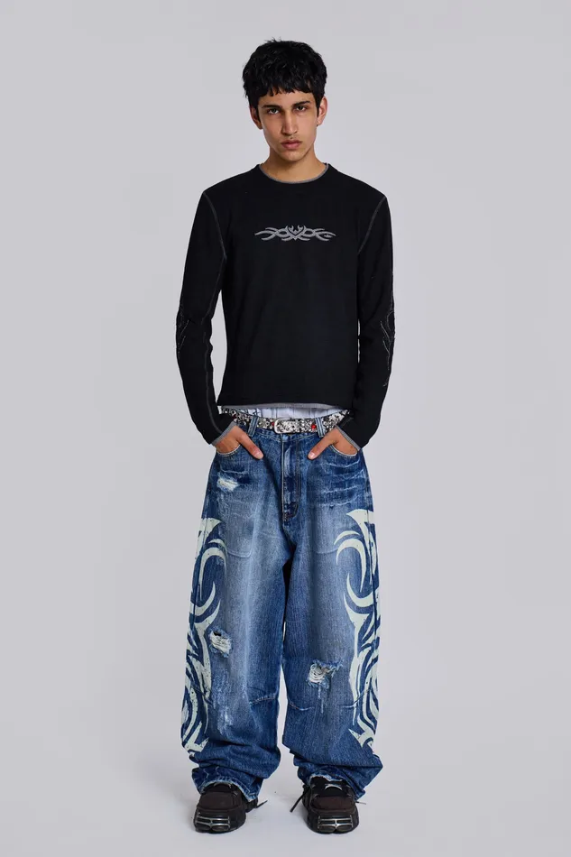 Bestsellers Shop Light Wash Blade XL Colossus Jeans Jaded London Men