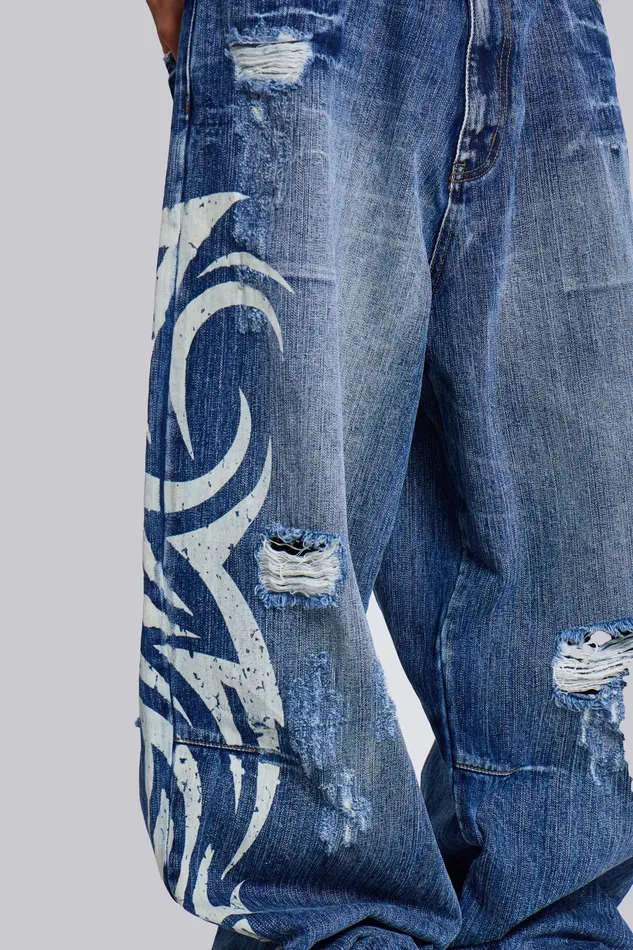 Bestsellers Shop Light Wash Blade XL Colossus Jeans Jaded London Men