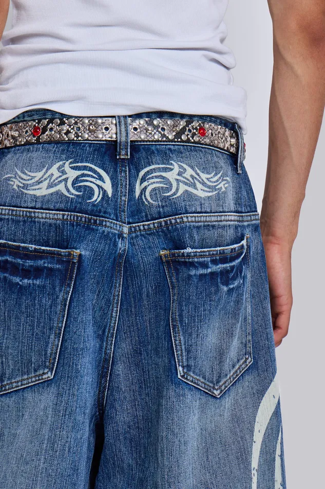Bestsellers Shop Light Wash Blade XL Colossus Jeans Jaded London Men