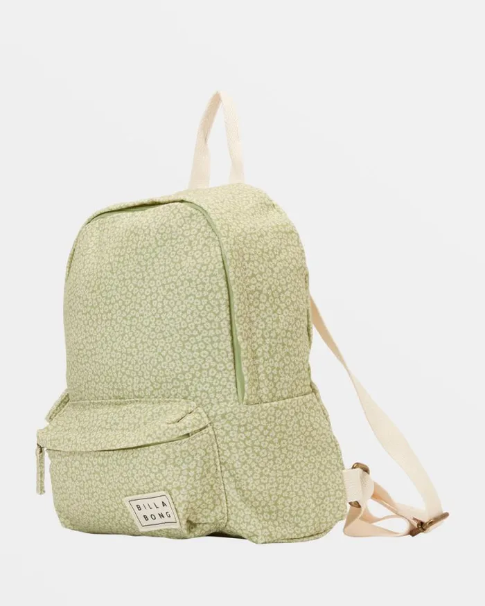 Billabong Backpacks Mini Mama Canvas Backpack Willow 8211 Women Billabong Backpacks Mini Mama Canvas Backpack Willow 8211 Women