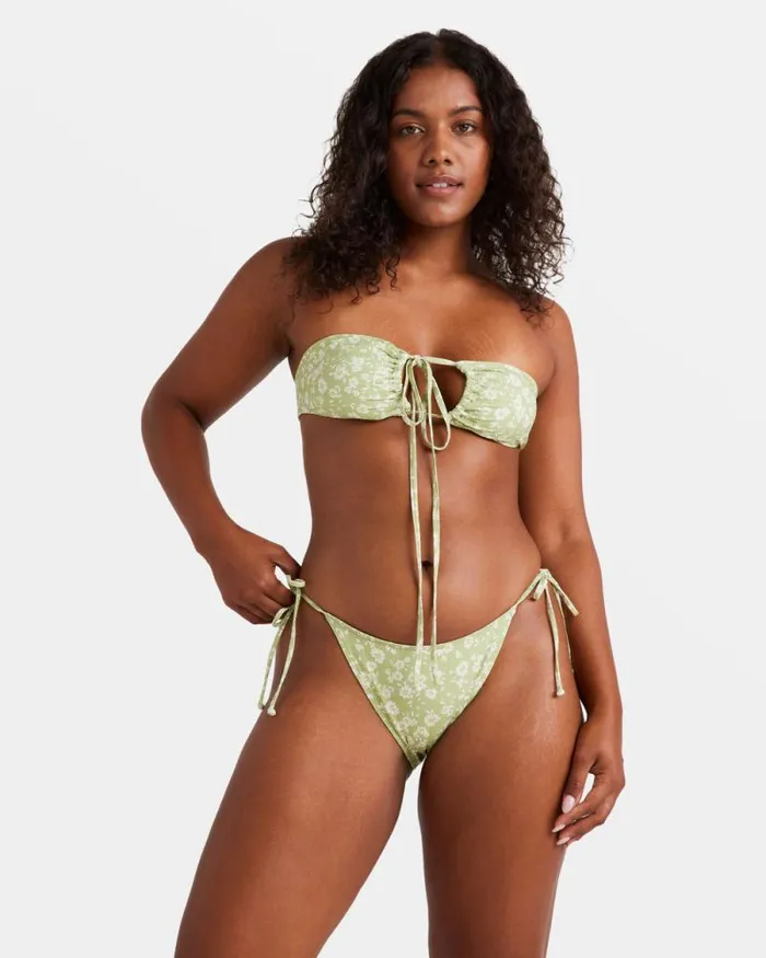 Billabong Bikinis Wild West Ditsy Hike SideTie Bikini Bottoms Willow 8211 Women Billabong Bikinis Wild West Ditsy Hike SideTie Bikini Bottoms Willow 8211 Women