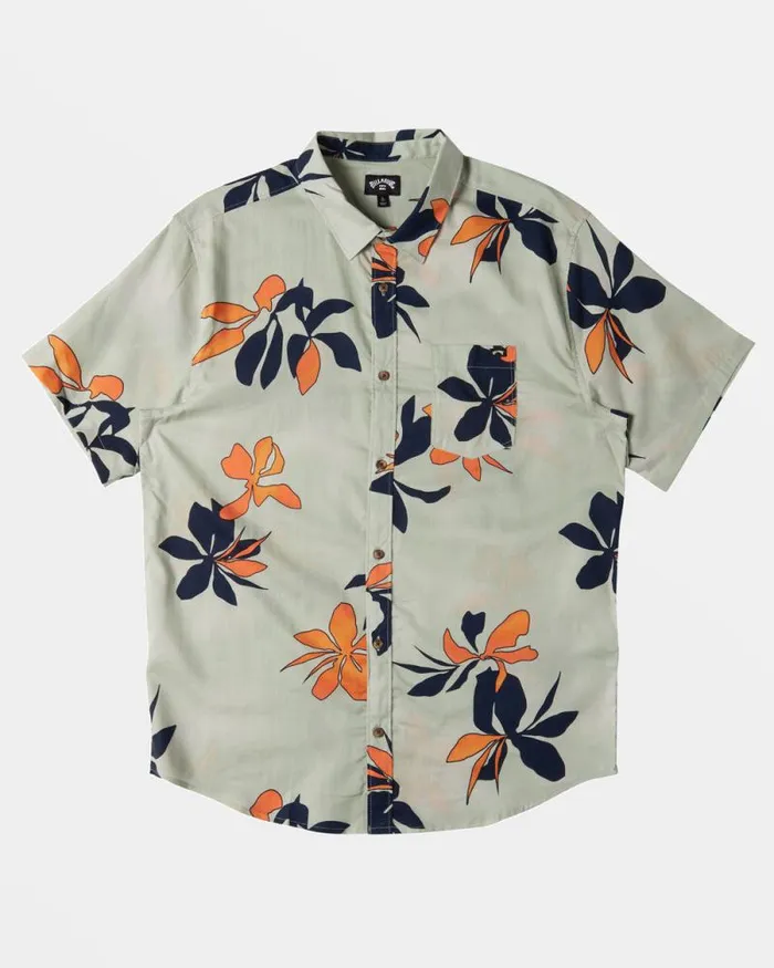 Billabong Boys039 Tops Boys Sundays Short Sleeve Shirt Seafoam 8211 Men