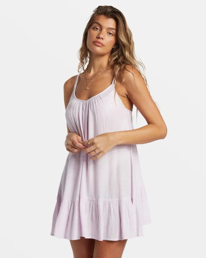 Billabong Dresses Beach Vibes Beach CoverUp Iced Lavender 8211 Women