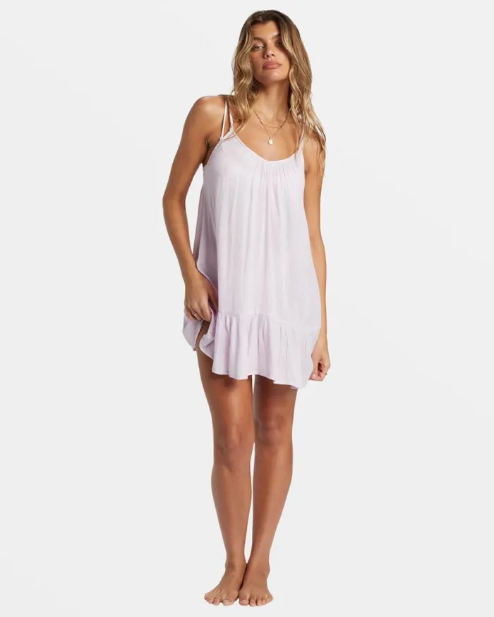 Billabong Dresses Beach Vibes Beach CoverUp Iced Lavender 8211 Women
